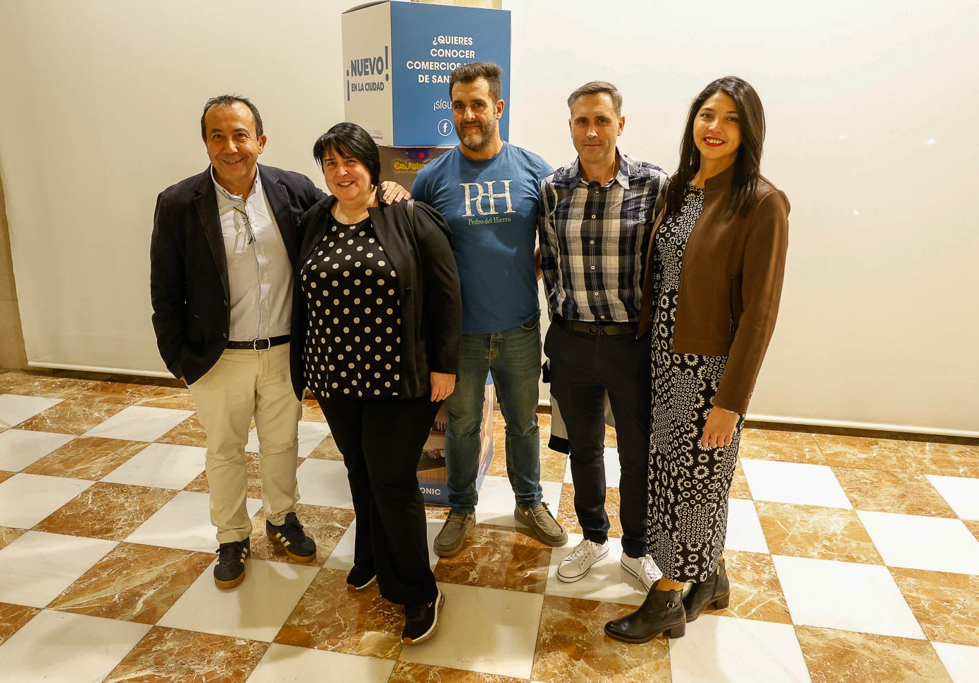Carlos Fernández, Beatriz Cruz, Juan Moro, Javier Estandía y Tatiana Figueiredo. 