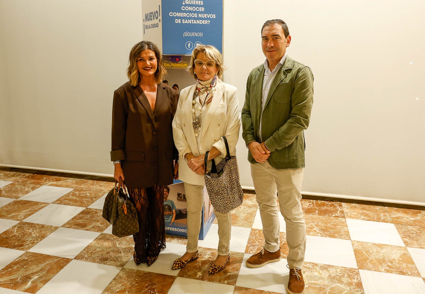 María Díaz, Margarita Maza y Eduardo Castaño. 
