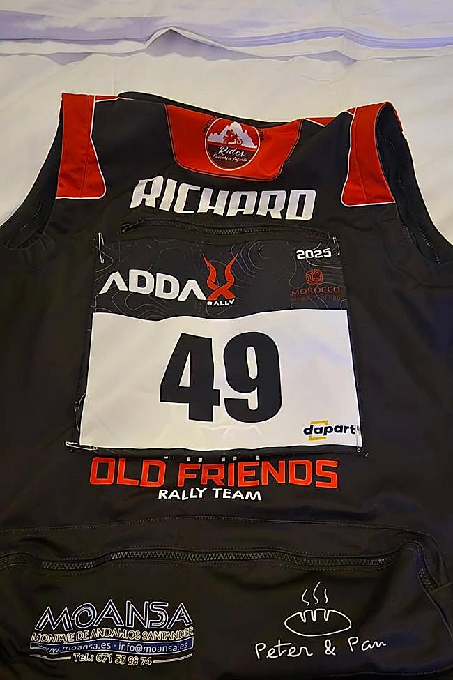 El dorsal 49 acompañará a Lastra durante estos días en el Addax de Marruecos.