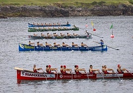 Campeonato de España de traineras en Castro Urdiales.