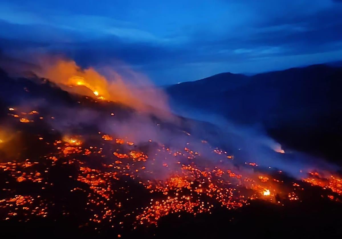 Incendios forestales provocados en Cantabria en las últimas horas