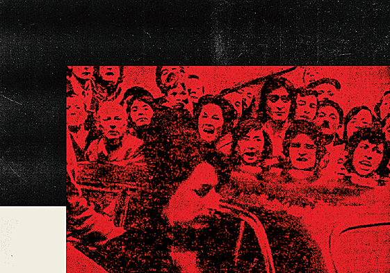 Josefa Gómez, tras ser detenida por el asesinato de Crisanta Gómez.