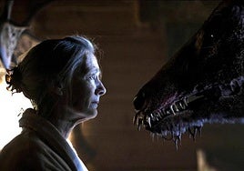 La abuela y la criatura.