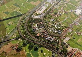 Recreación de la ampliación del Parque Científico y Tecnológico de Cantabria (Pctcan).