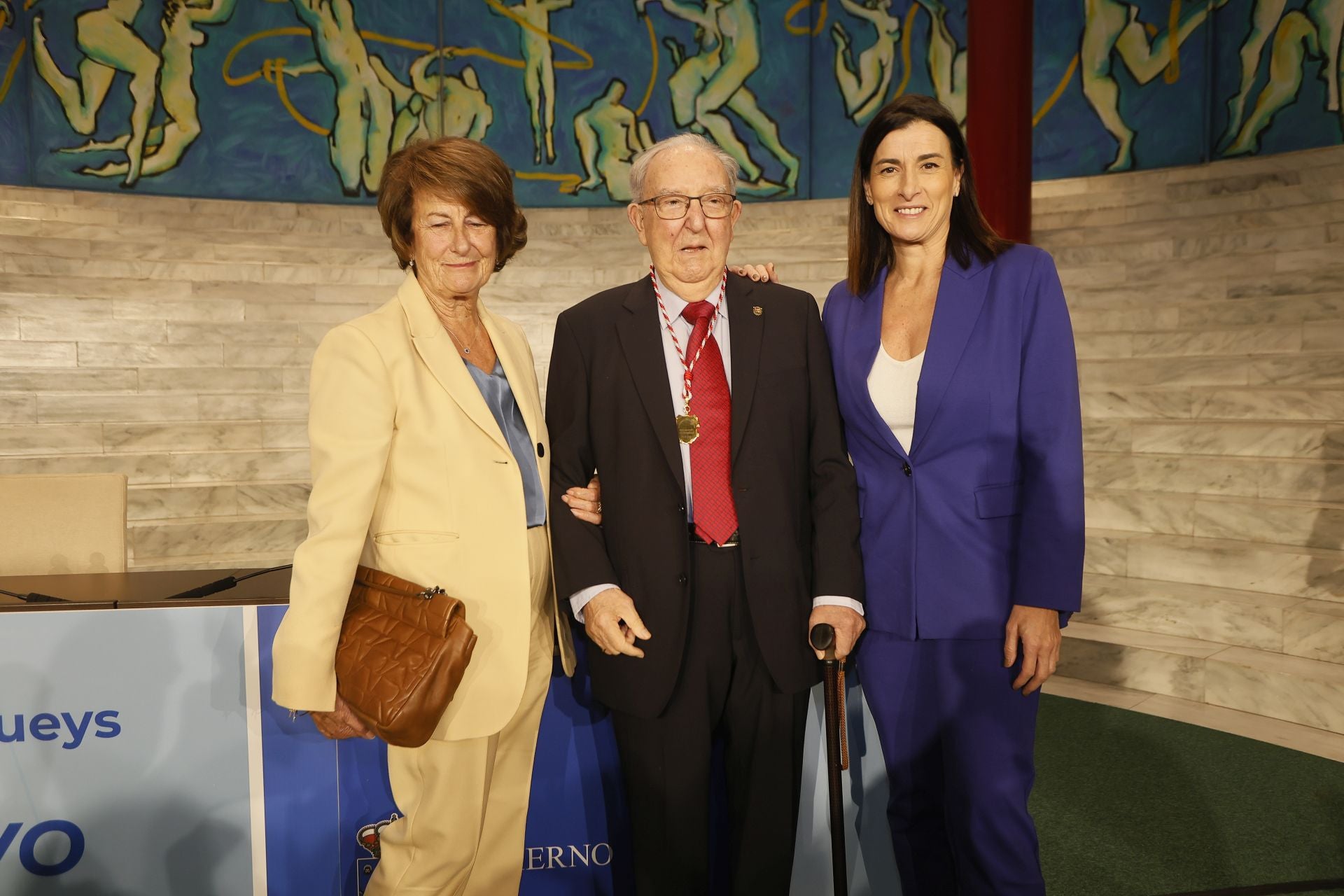 Pilar Carral, Modesto Chato y Gema Igual, alcaldesa de Santander.