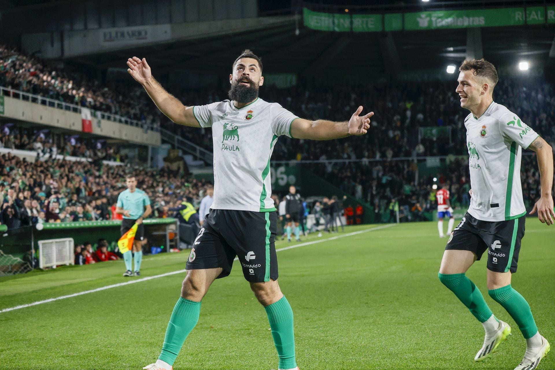 Asier Villaibre abrió la lata para el Racing y suma ocho goles
