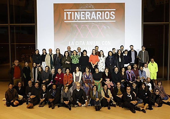 Itinerarios. Becarios y jurados se reunieron en el Centro Botín por el trigésimo aniversario.