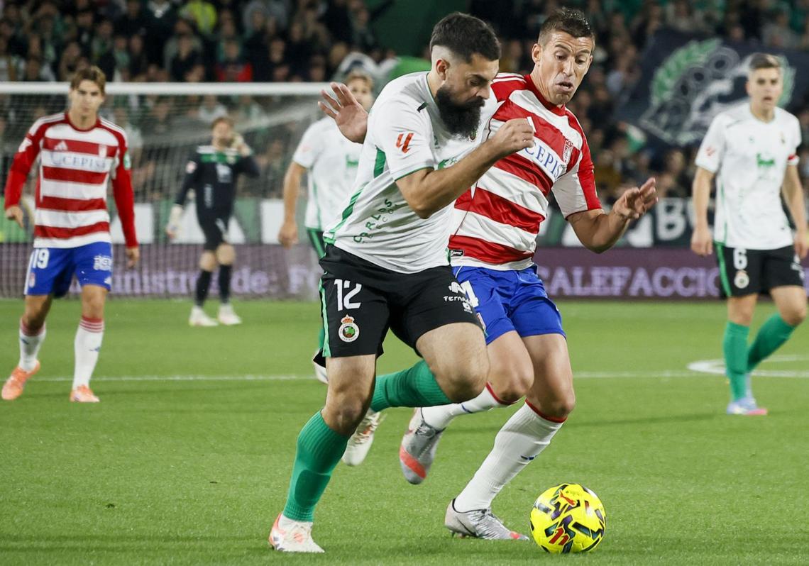 Villalibre, durante el partido ante el Granada del sábado
