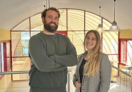 César de la Torre y Helena Calva, responsables de Panssari.