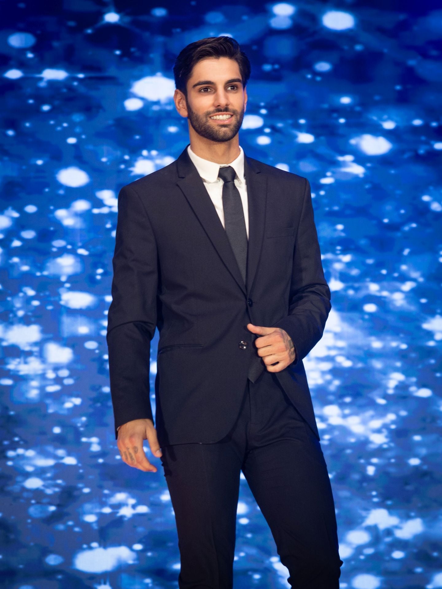 Álvaro García, durante el certamen.