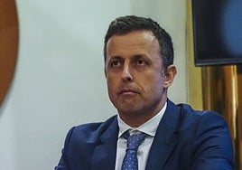 El exmagistrado Luis Acayro Sánchez, durante el juicio celebrado en la Sala de lo Penal del TSJC.