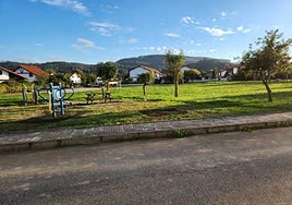 Parcela en la que se creará el área intermodal para bicicletas.