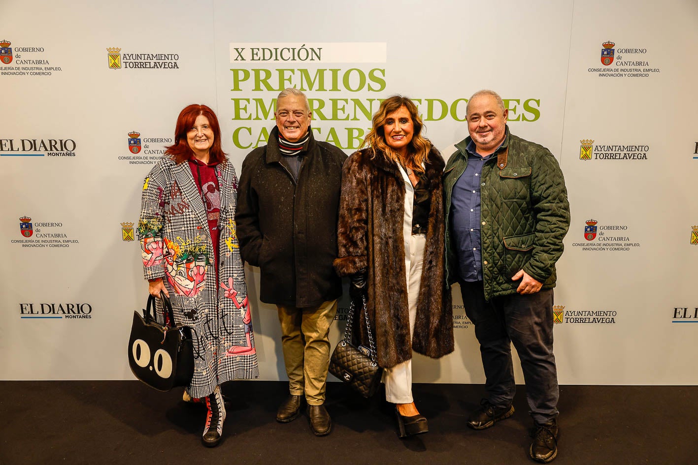 Mercedes Muñoz, Julián Crespo, Asunción Gutiérrez y Ángel Solar. 