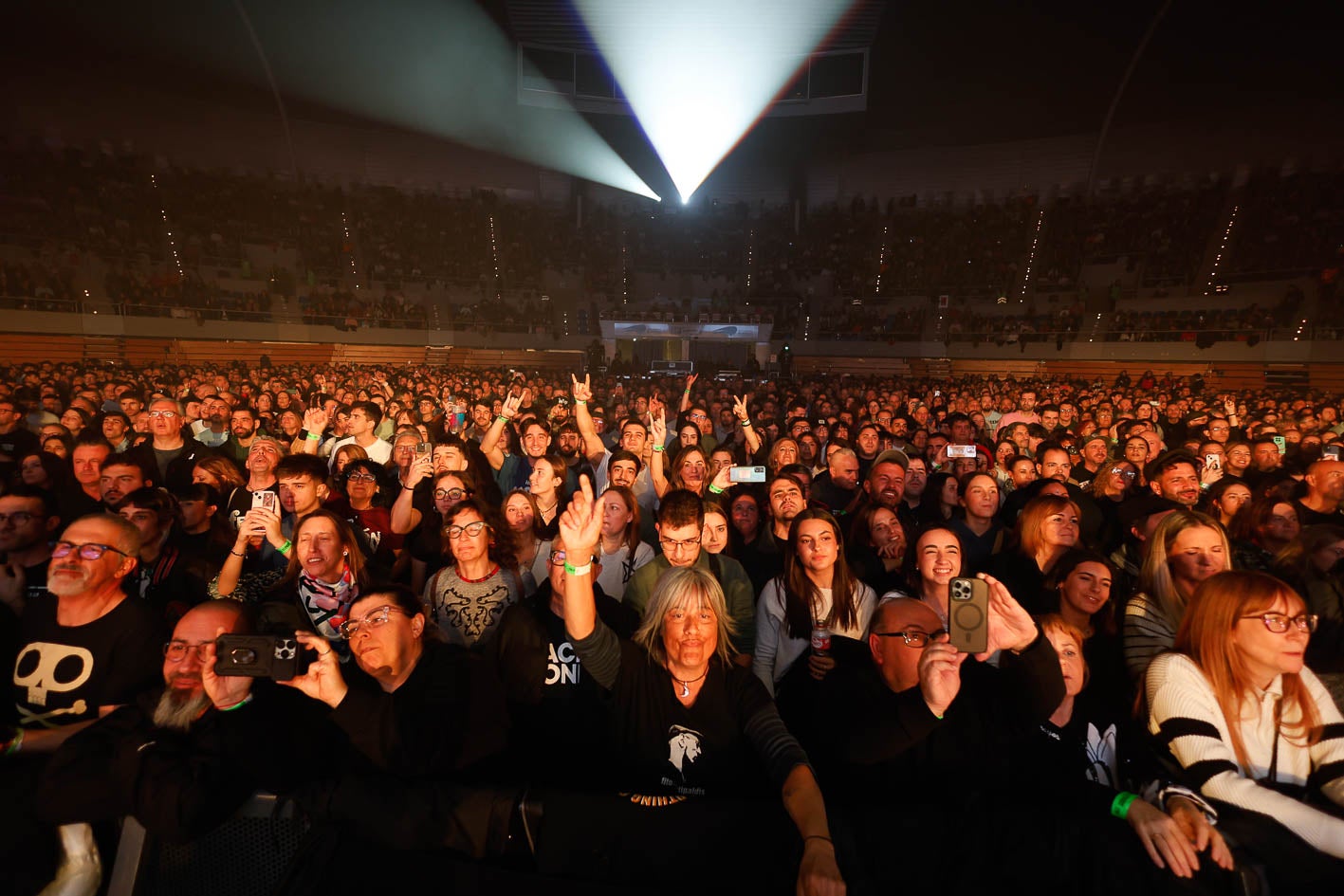 Las caras de los asistentes al concierto lo decían todo: disfrutaron de lo lindo.