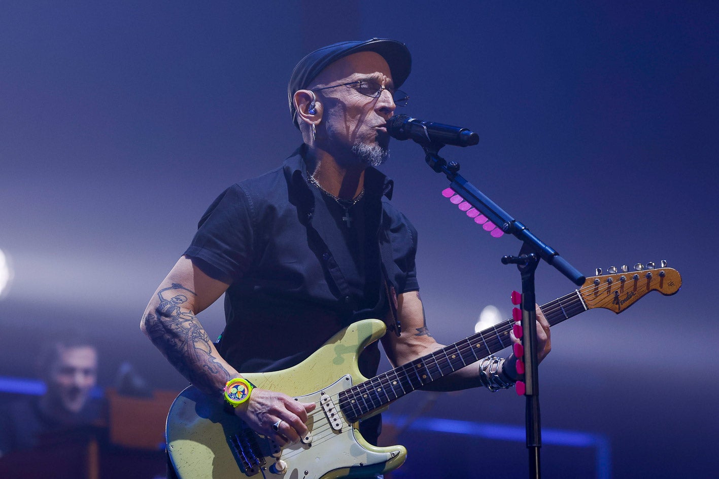 El cantante presentó al público cántabro su nuevo trabajo.
