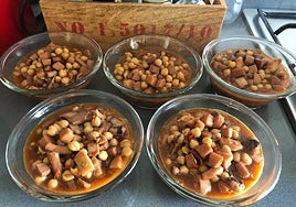 Calamares con garbanzos, una combinación que funciona «sorprendentemente bien».