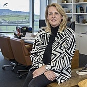 María Jesús Susinos posa para la entrevista, esta semana, en su despacho de la Consejería.