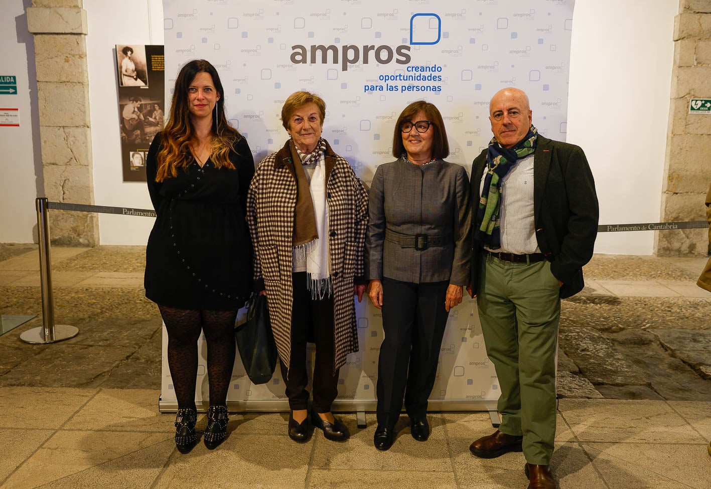 Lourdes Usle, Eloisa Gutiérrez, Mercedes Mazo y Cacho Mazo.