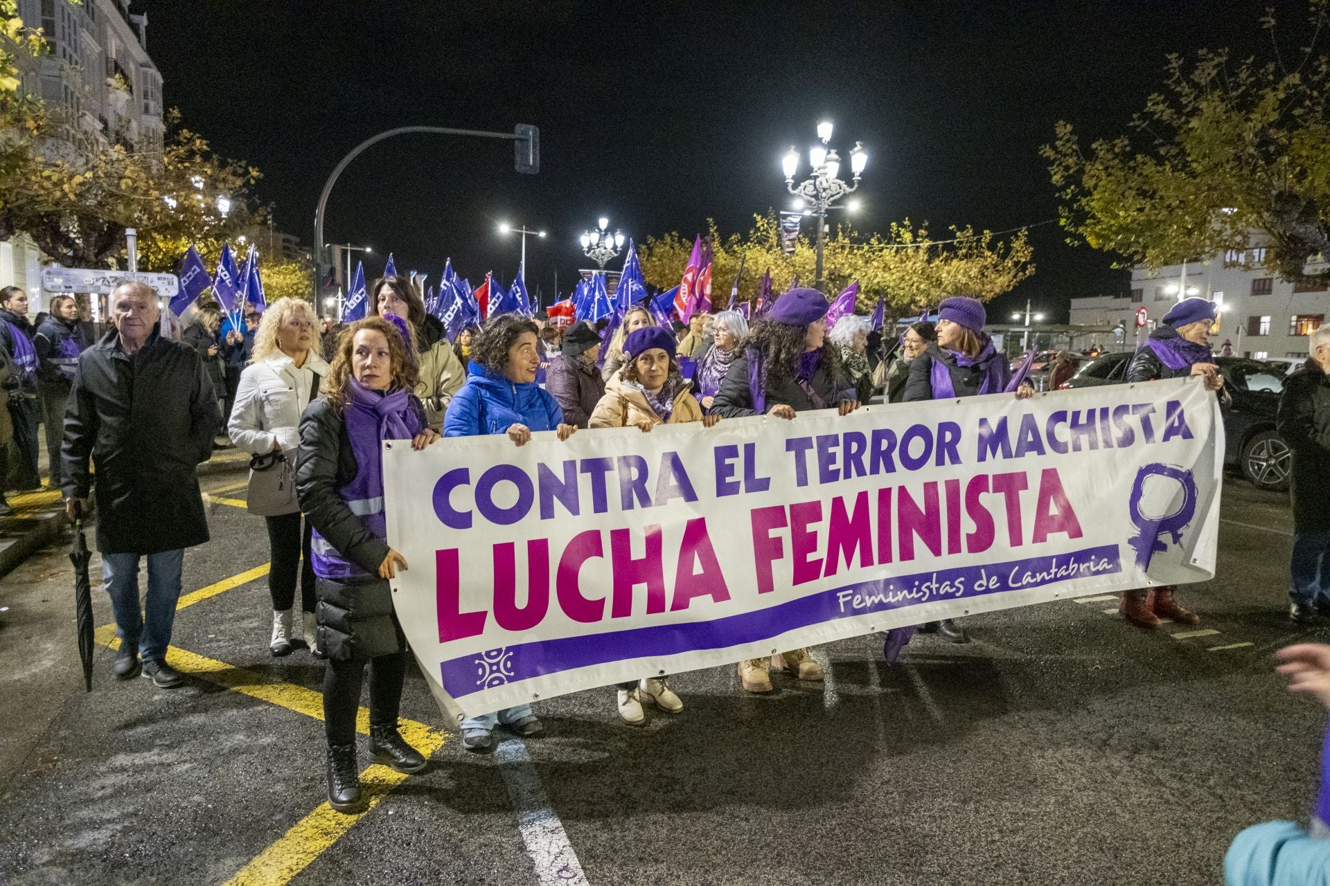 Una vez más, el color morado del movimiento feminista ha sido protagonista.