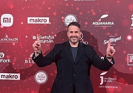El cocinero de La Bien Aparecida, feliz a la conclusión de la gala.