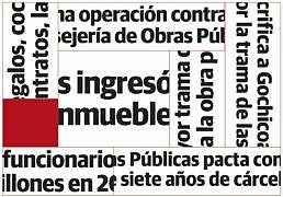 La investigación del 'caso Obras Públicas' en doce titulares