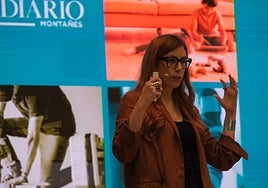 Alejandra Manzano, redactora especializada en arquitectura, arte y diseño, ha abierto la segunda jornada del congreso.