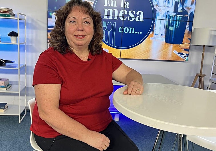 Azucena Jiménez, en las instalaciones de El Diario Montañés.