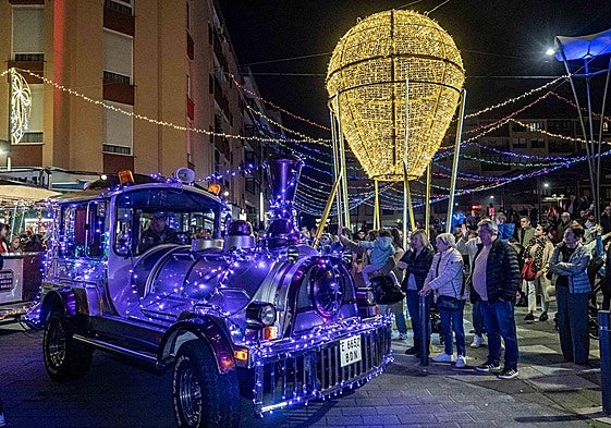 Encendido de la Navidad en Maliaño el año pasado.