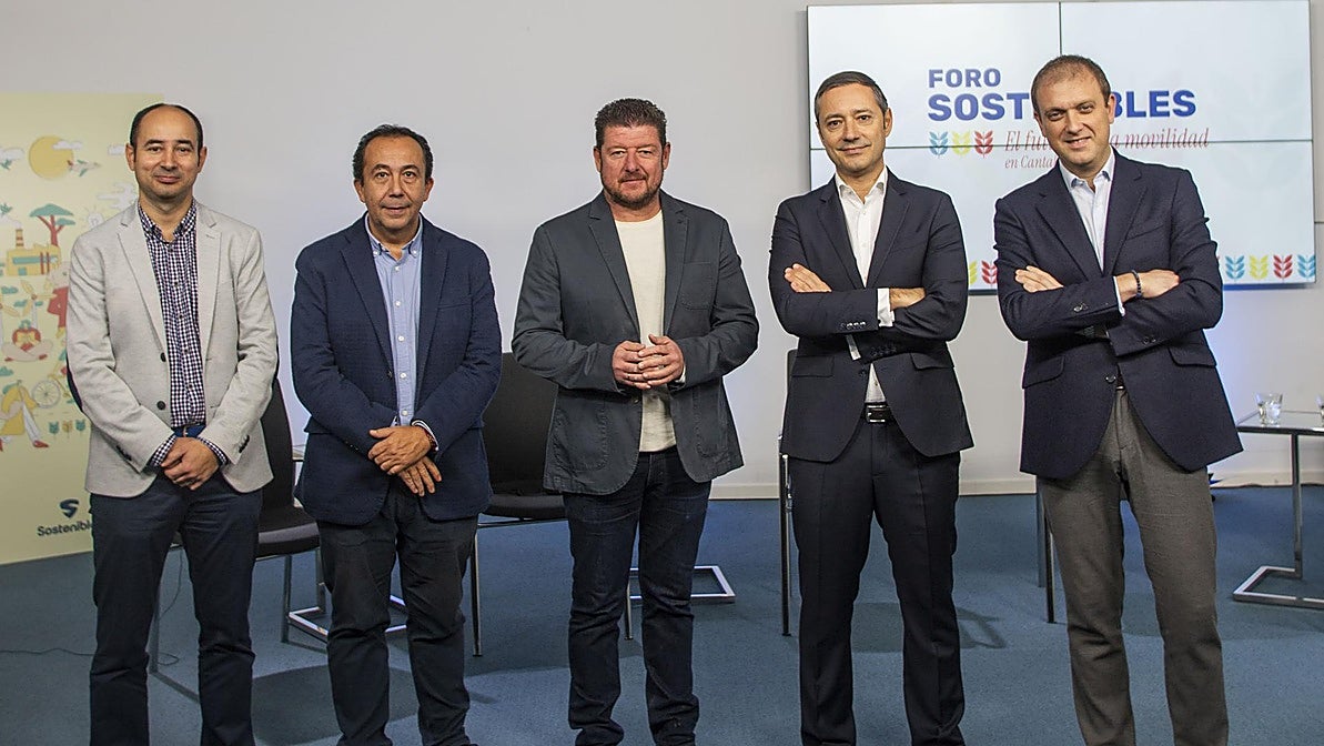 Carlos Raba, Carlos Fernández, Jesús Sánchez, Carlos Bermúdez y Pablo Álvarez-Pire.