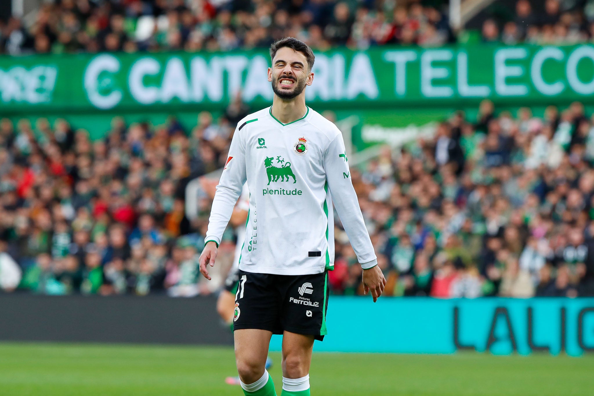 Andrés Martín se lamenta tras fallar una ocasión