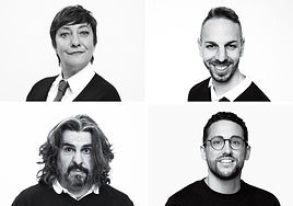 Los protagonistas de 'Mentes peligroas' que se subirán al escenario en Santander. PFC