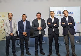 Carlos Raba, Carlos Fernández, Jesús Sánchez, Carlos Bermúdez y Pablo Álvarez-Pire.