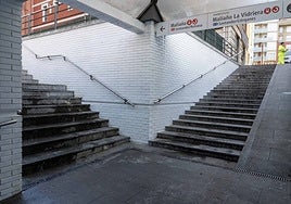 Paso inferior que el Consistorio ha dejado en buenas condiciones.