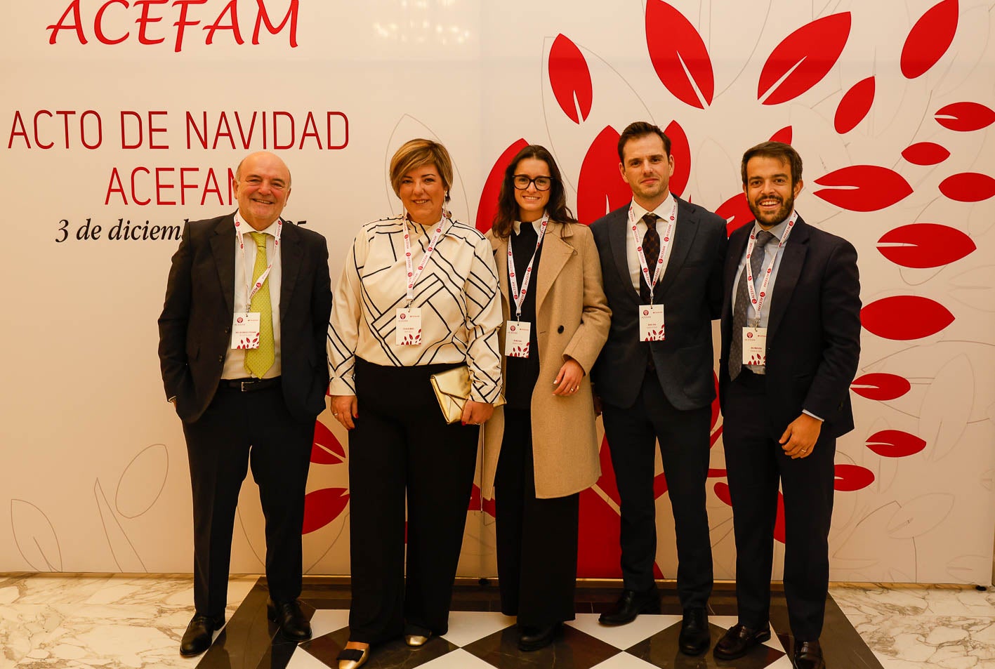 José Luis González Pescador, Silvia de Miguel, Blanca Vega Raba, Rafael Vega Trujillo y José Íñigo Vega.