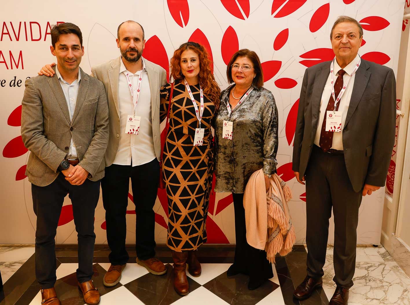 Luis Muñoz, Francisco Mata, Marta Vega Campos y Ana Campos y Carlos Tejedor.