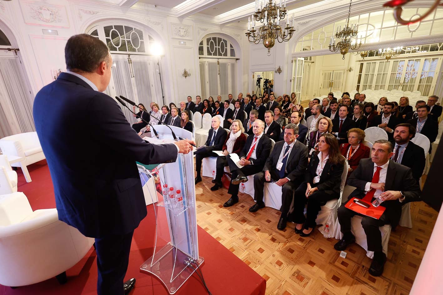 El acto navideño se desarrrolló en las instalaciones del Hotel Real.