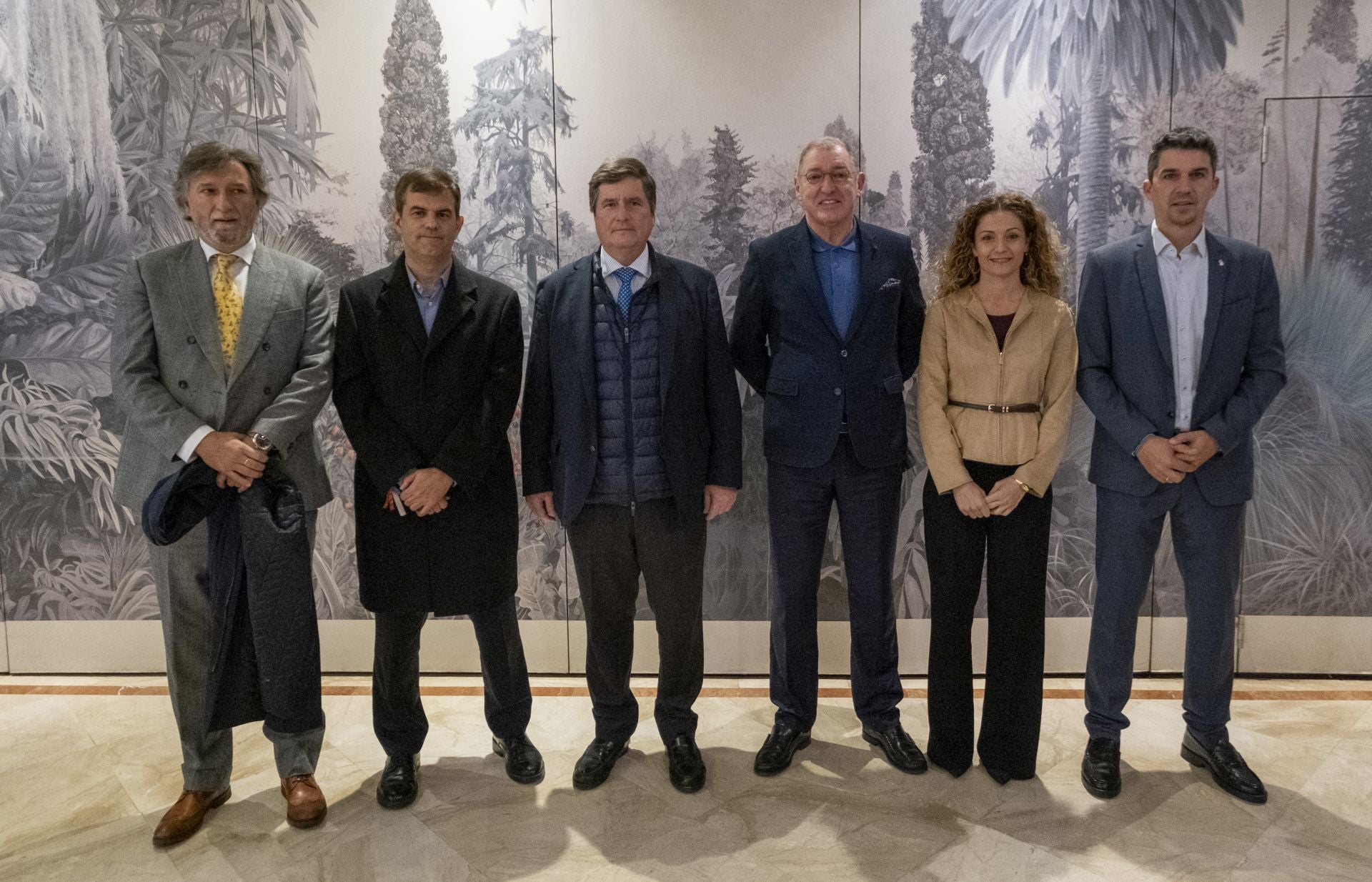 Cristobal Palacio, David Cantarero, Fernando Mato, Jorge Oliveira, Ainoa Quiñones y Daniel Fernández.