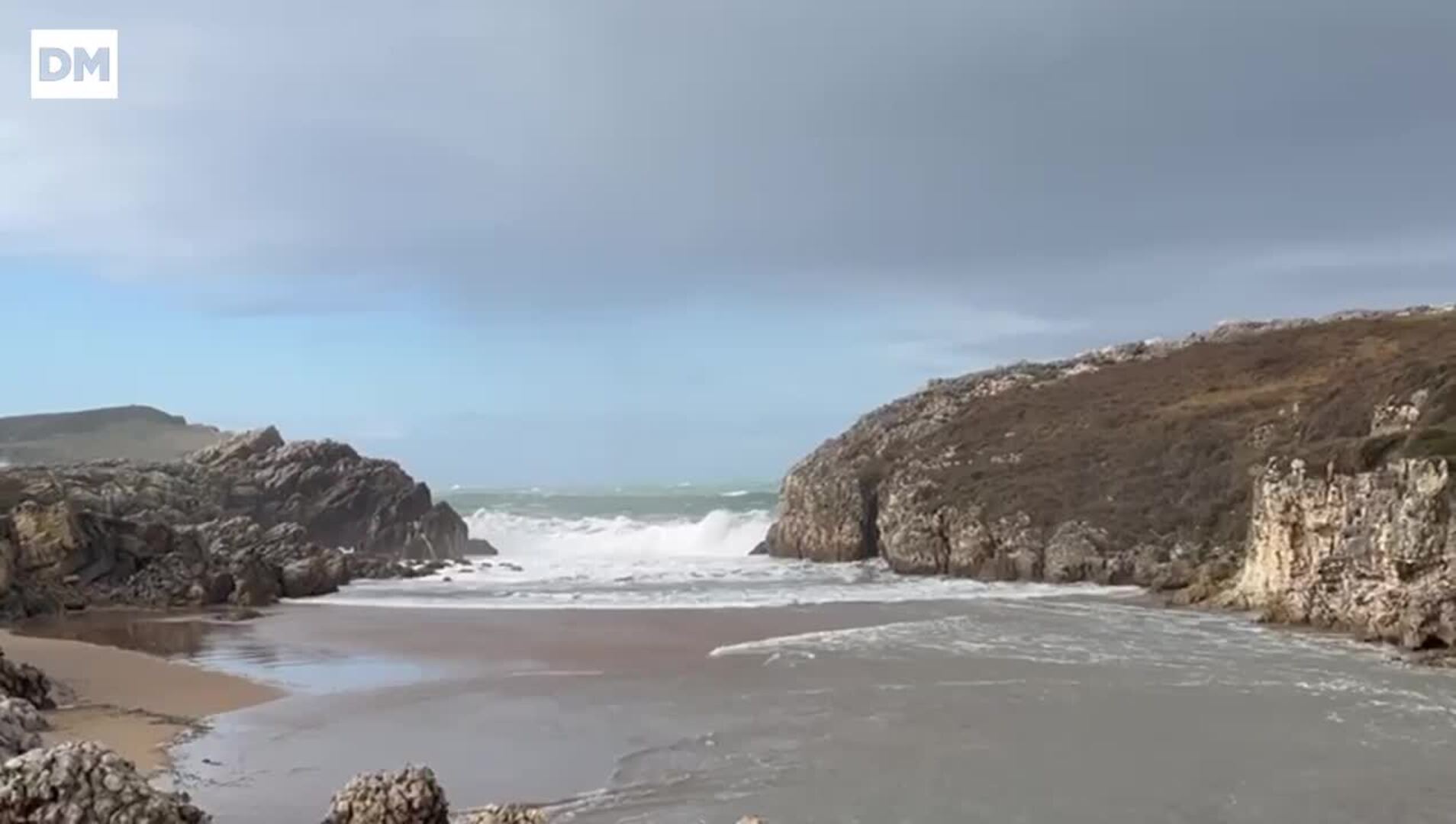 Temporal marítimo en Cantabria