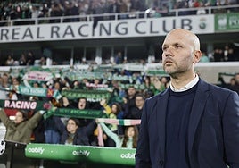 José Alberto, antes del partido frente al Granada.