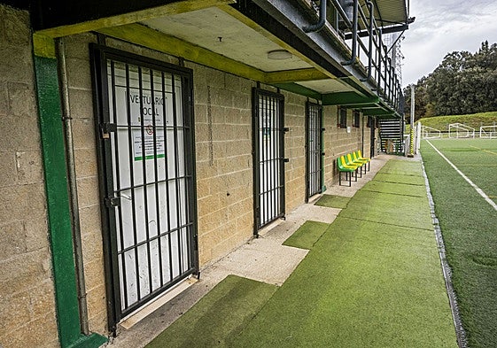 Vestuarios del Campo Municipal de Villaescusa, ubicado en La Concha.