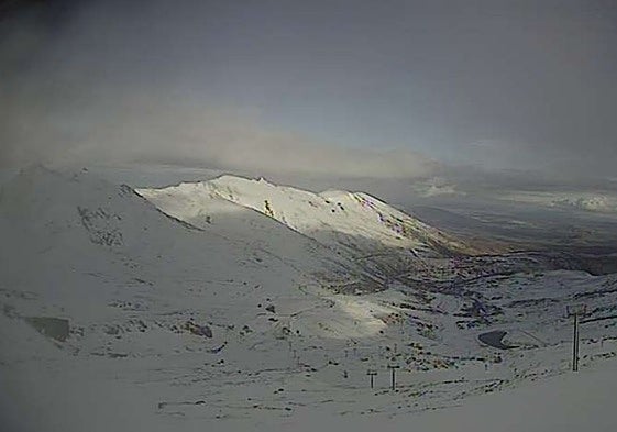 Así es el estado que presenta la pista Tres Mares, en Alto Campoo.