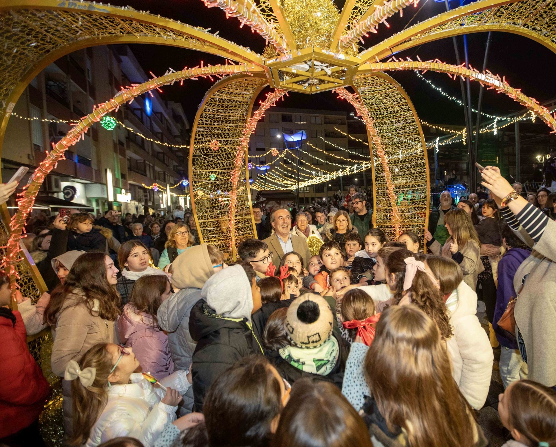 Los niños fueron los grandes protagonistas de la tarde.