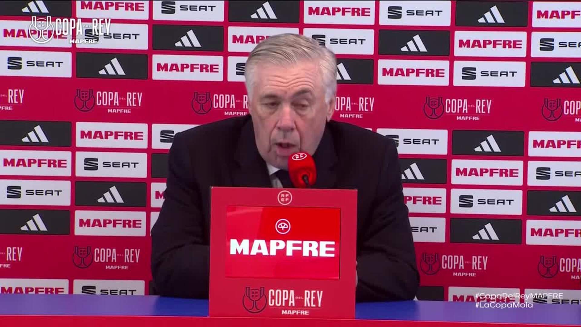 Carlo Ancelotti: "La cantera suma, los jóvenes están haciendo muy buen trabajo"