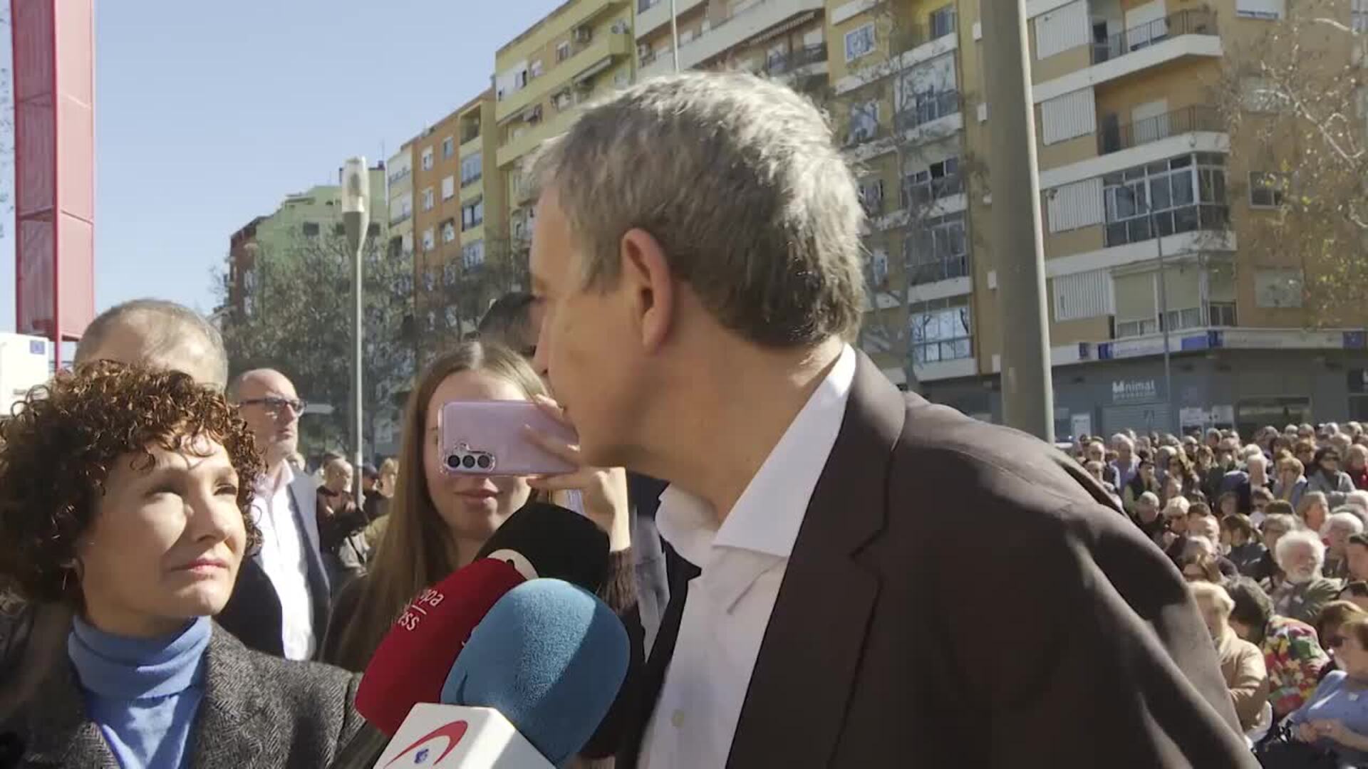 Zapatero apuesta por la acción y el diálogo en Valencia para superar la dana