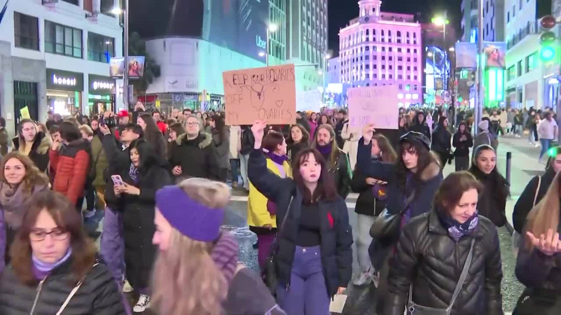 Feministas exigen en Madrid una agenda abolicionista global por el 8M