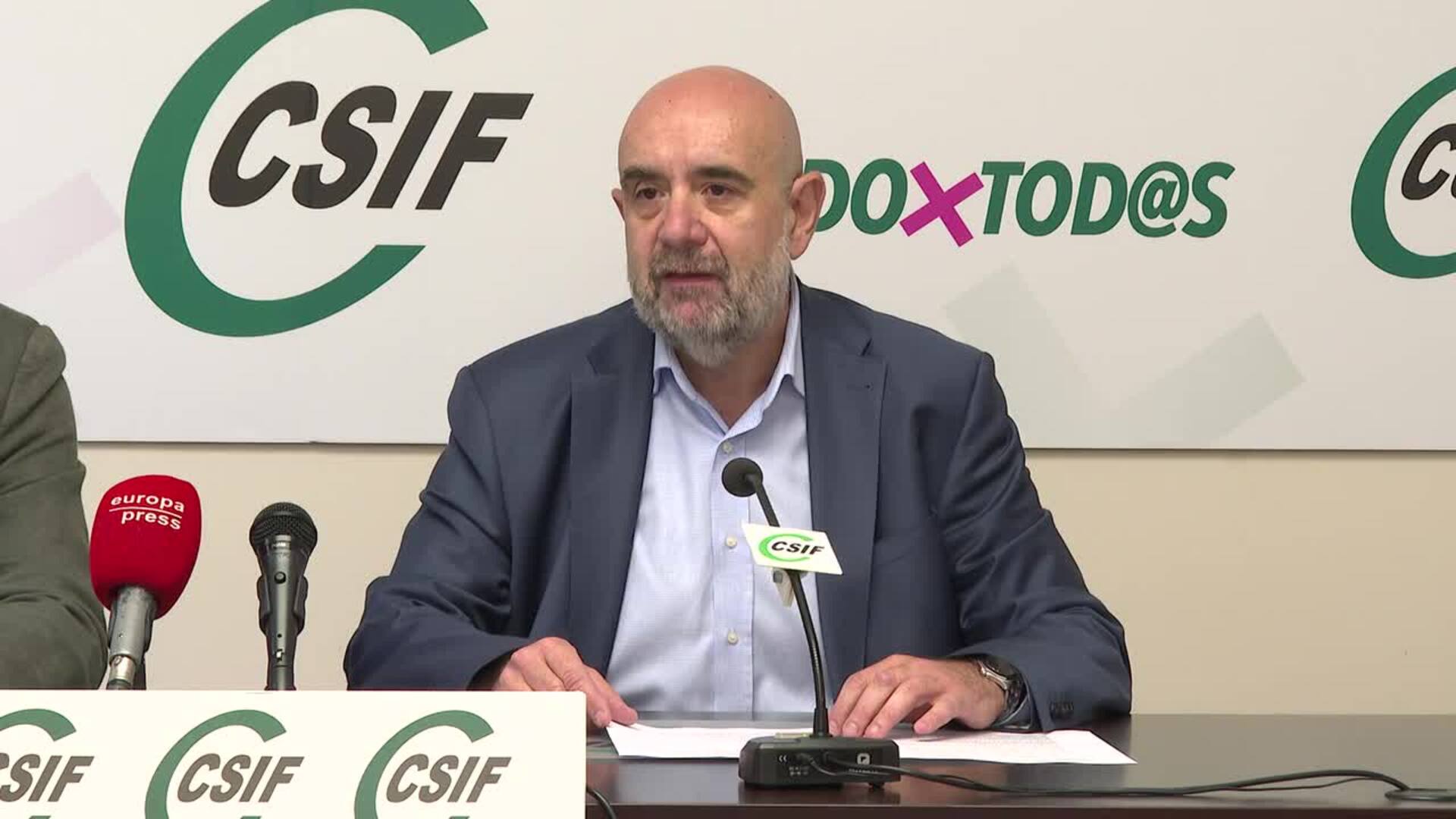 CSIF plantea a CCOO y UGT una movilización para pedir la subida de sueldos de los funcionarios