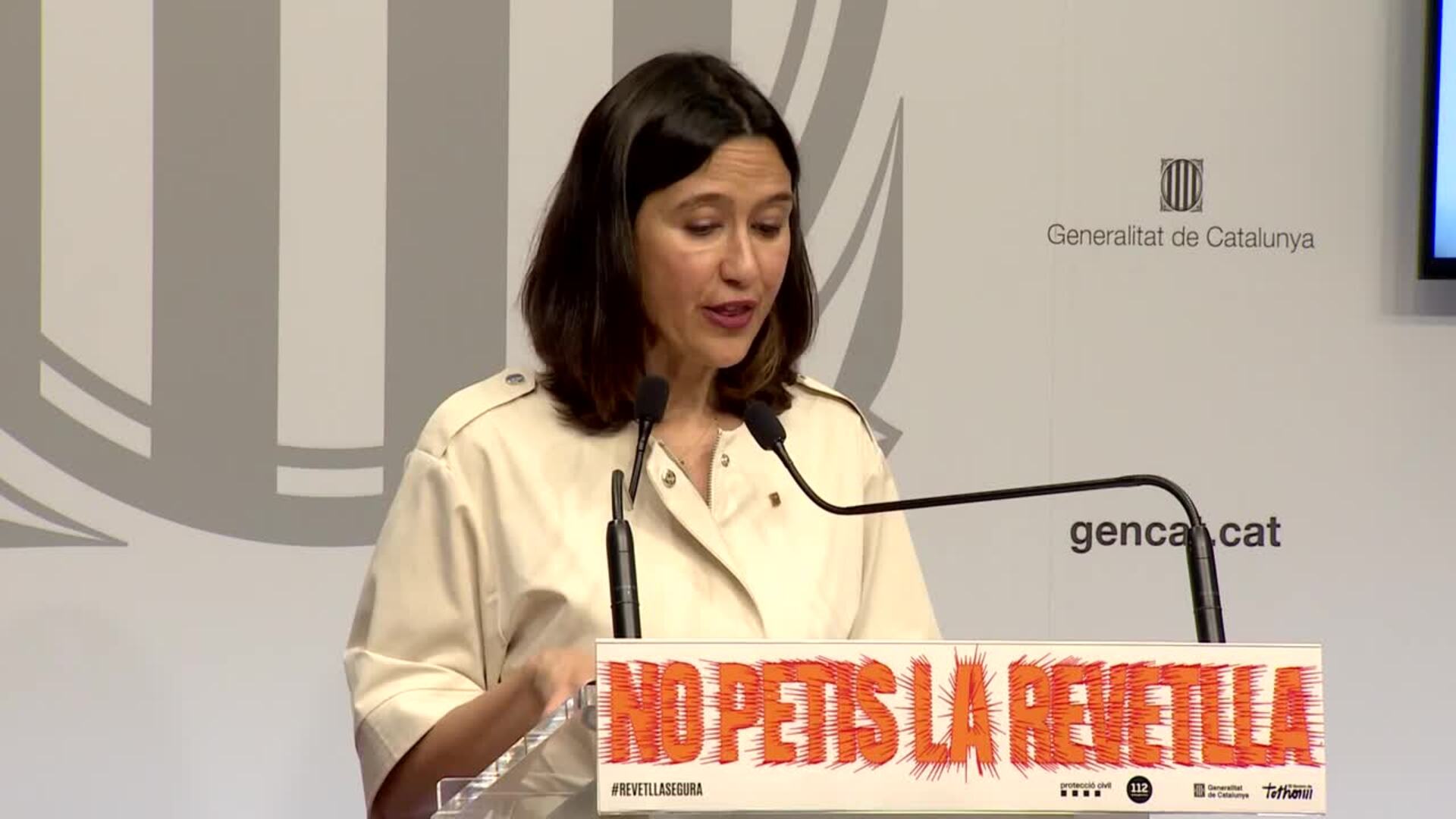 Parlon anuncia refuerzo de Mossos, Bombers y Agents Rurals para Sant Joan y pide responsabilida