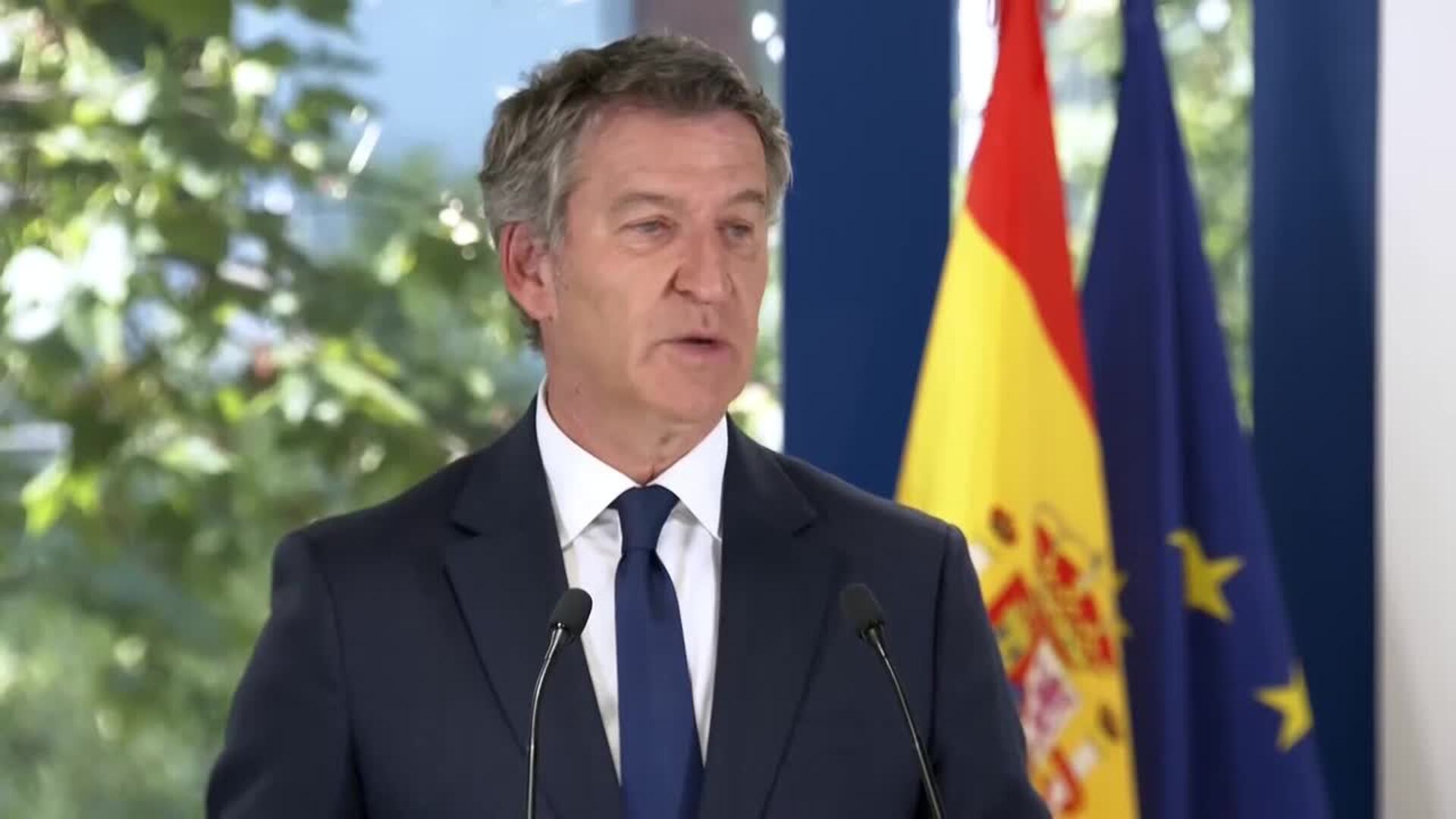 Feijóo critica el "bienio amargo" de Sánchez: "A este Gobierno le sobra legislatura"