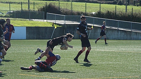 San Román da la alegría del fin de semana para el rugby cántabro