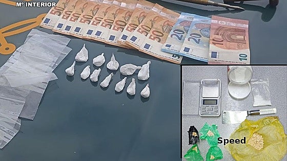 Detenido un hombre por presunto tráfico de speed en Sarón y otro por cocaína en Guriezo